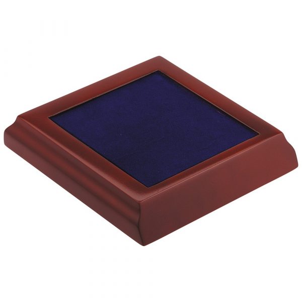 SQUARE WOODEN BASE - (105MM SQ RECESS) 5.75in