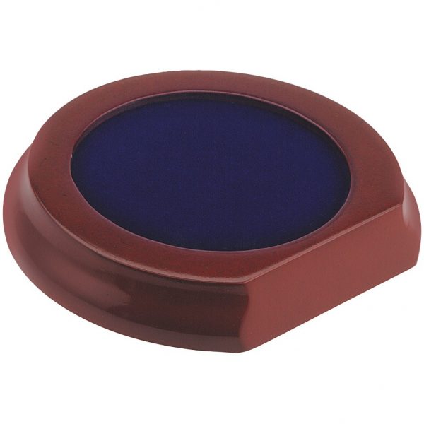 ROUND WOODEN BASE - (76MM RECESS) 4.5in