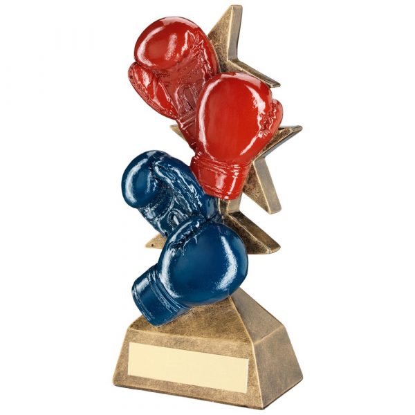 BRZ/RED/Blue Boxing Gloves on Stars