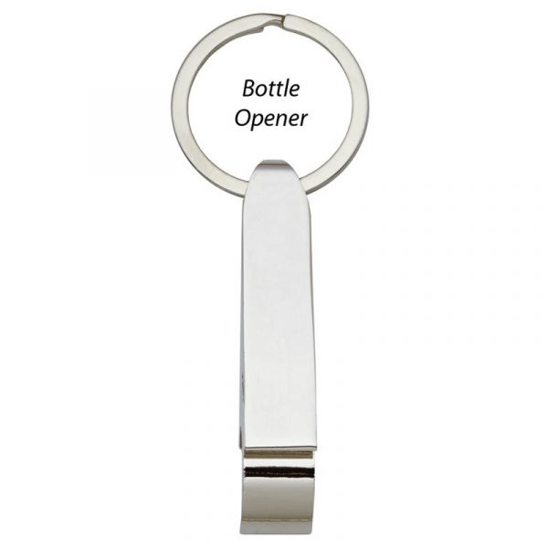 Silver Bottle Opener Keyring (N)