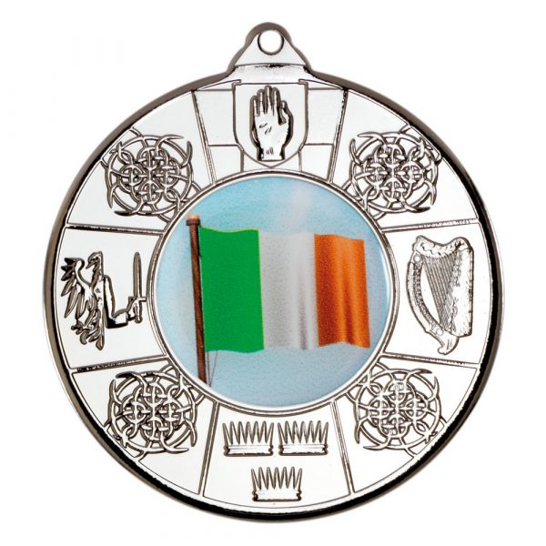 FOUR PROVINCES MEDAL (1in CENTRE) - SILVER 2in