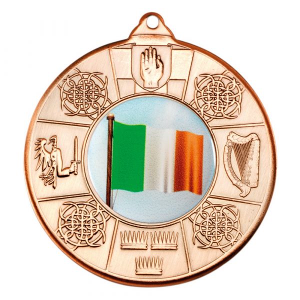 FOUR PROVINCES MEDAL (1in CENTRE) - BRONZE 2in