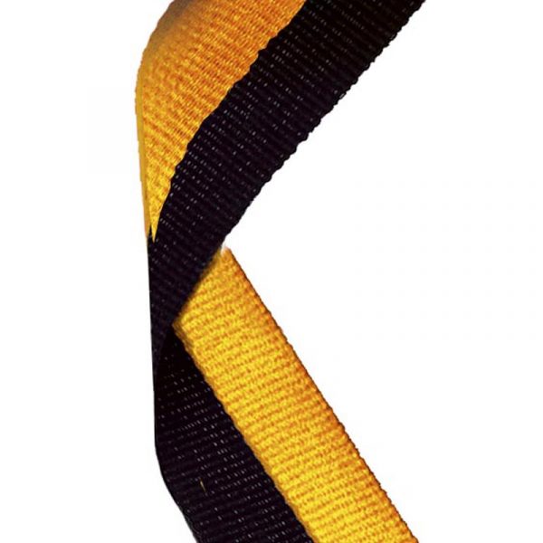 Medal Ribbon Black & Gold