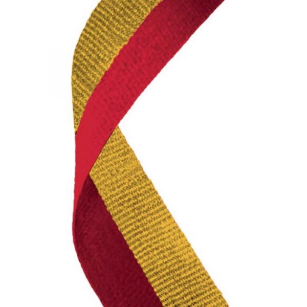 Medal Ribbon Red & Gold