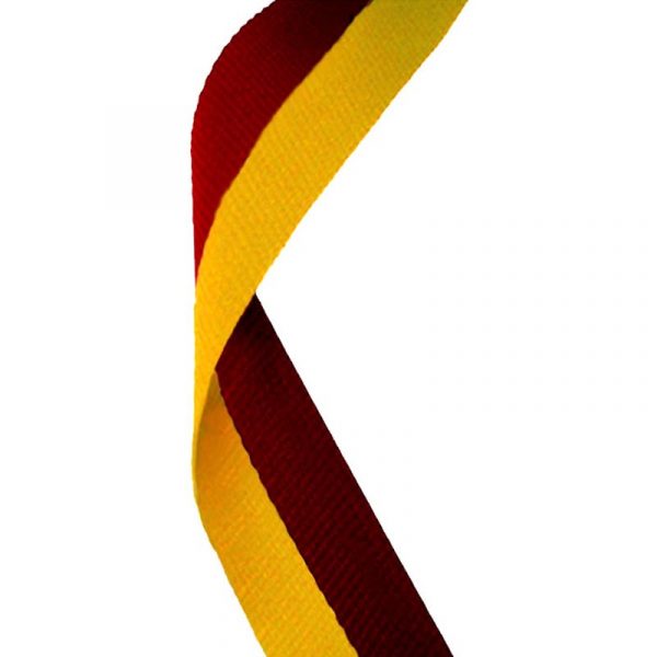 Medal Ribbon Maroon & Gold