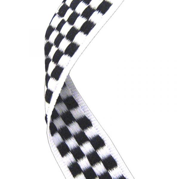 Medal Ribbon Chequered Flag