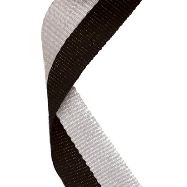 Medal Ribbon Black & Grey