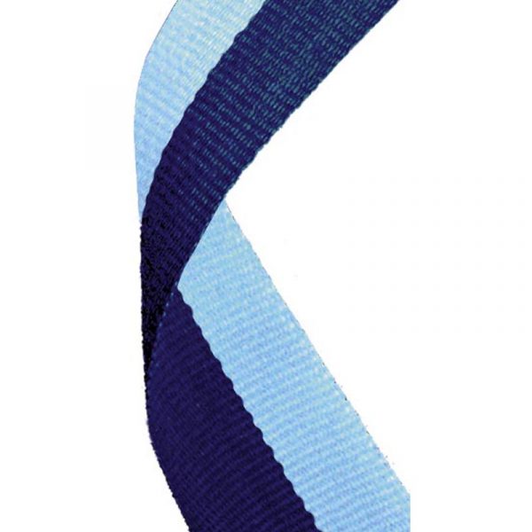 Medal Ribbon Navy & Light Blue