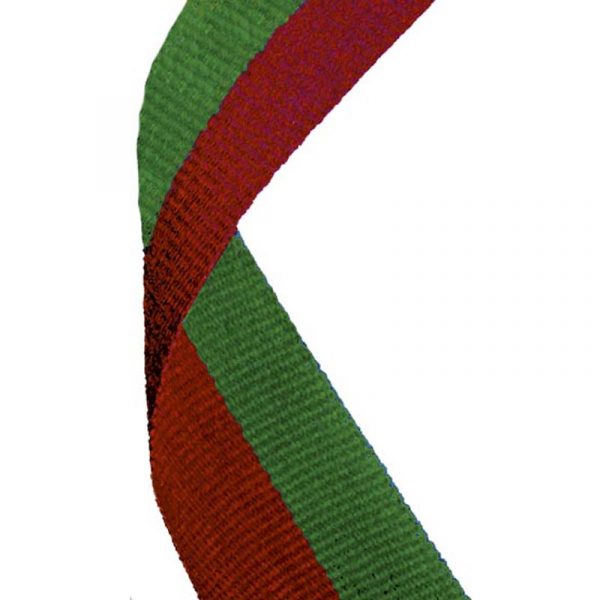 Medal Ribbon Red & Green