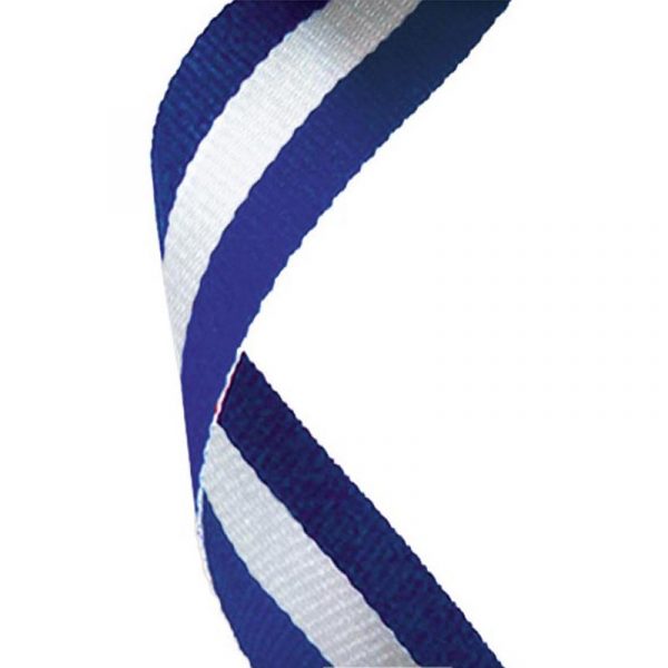Medal Ribbon Blue White & Blue