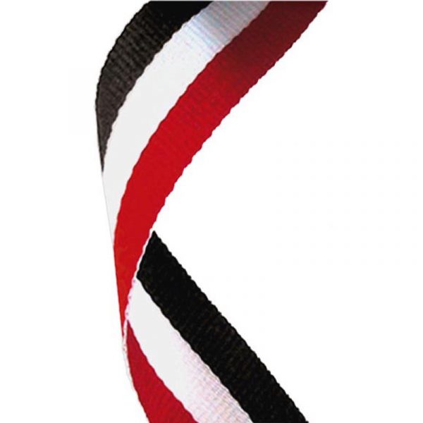 Medal Ribbon Red White & Black