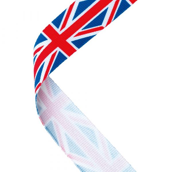 MEDAL RIBBON UNION JACK - 30 X 0.875in