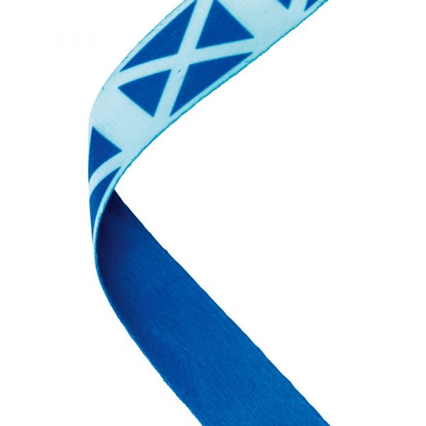 MEDAL RIBBON SCOTTISH FLAG - 30 X 0.875in