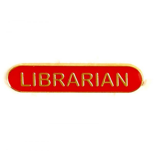 BarBadge Librarian Red