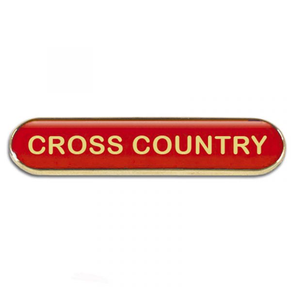 BarBadge Cross Country Red