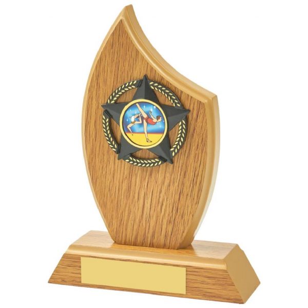 Light Oak Sail Wood Trim Award