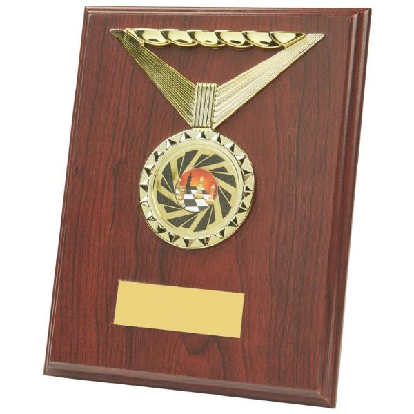 Rectangular Rosewood Medal Trim Plaques