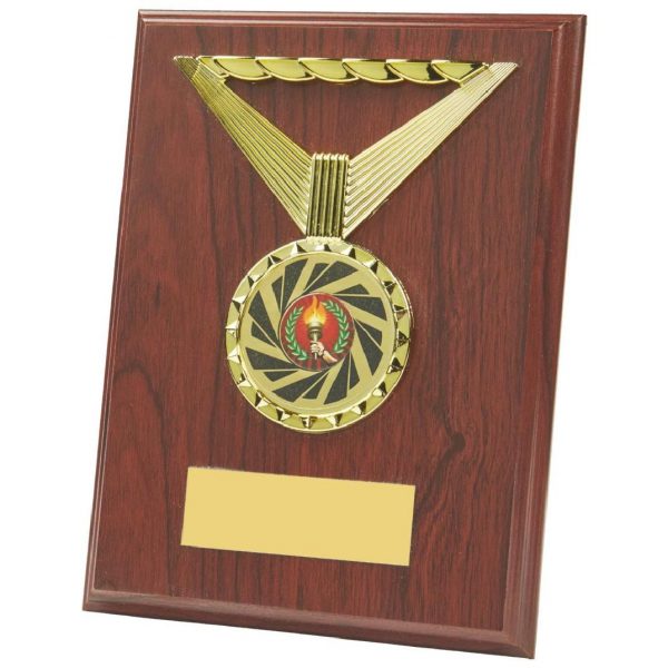 Rectangular Rosewood Medal Trim Plaques
