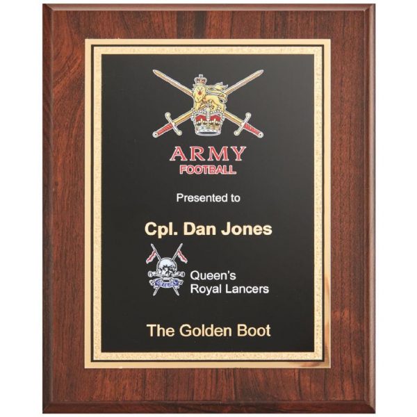 Presentation Corporate Plaque with Colour Print