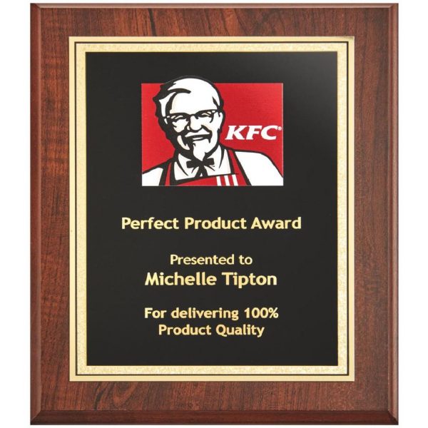 Presentation Corporate Plaque with Colour Print